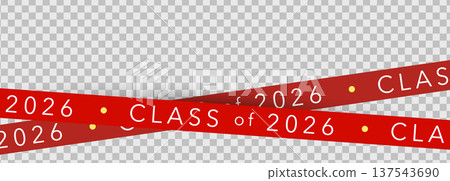Class Off 2026 Seniour Year Graduation Red Lines. School Calendar Frame, Graduate Invitation Card Design, Congratulations Banner Template. School Grad Day Celebration Layout. Vector Illustration Class Off 2026 Seniour Year Graduation Red Lines. School Calendar Frame, Graduate Invitation Card Design, Congratulations Banner Template. School Grad Day Celebration Layout. Vector Illustration 137543690