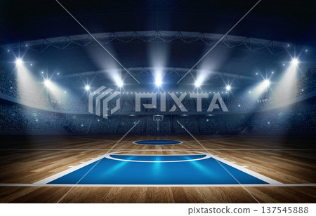 Basketball arena Basketball arena 137545888