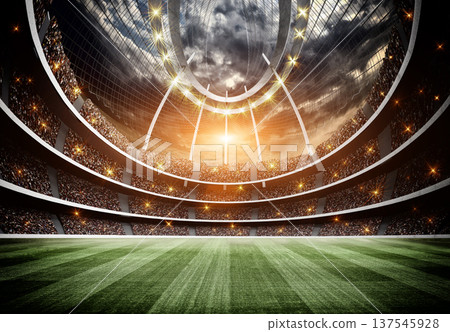 Soccer stadium Soccer stadium 137545928