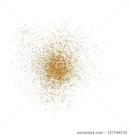 Brown paint dotted spray, dust powder particles round scattered, vector realistic sand splash, grainy overlay texture Brown paint dotted spray, dust powder particles round scattered, vector realistic sand splash, grainy overlay texture 137546538