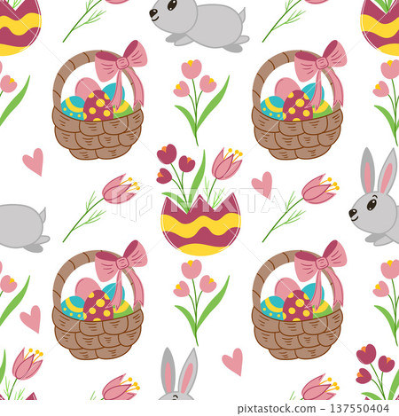 Seamless pattern. Vector illustration perfect for wrapping paper, textile, wallpaper 137550404