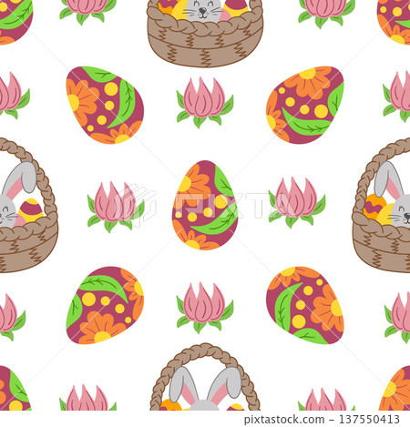 Seamless pattern. Vector illustration perfect for wrapping paper, textile, wallpaper 137550413