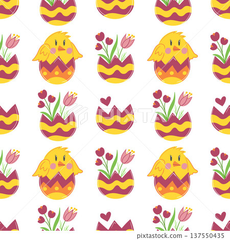 Seamless pattern. Vector illustration perfect for wrapping paper, textile, wallpaper Seamless pattern. Vector illustration perfect for wrapping paper, textile, wallpaper 137550435