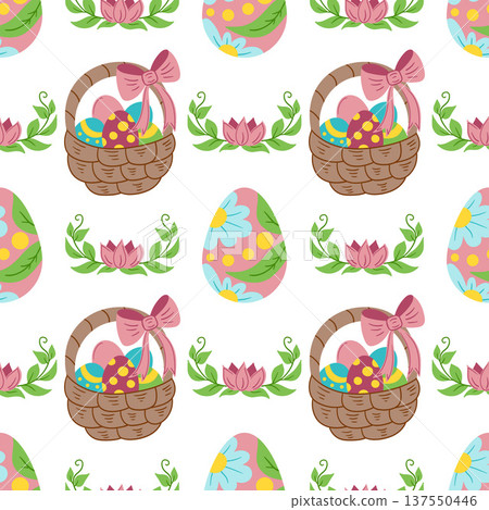Seamless pattern. Vector illustration perfect for wrapping paper, textile, wallpaper 137550446