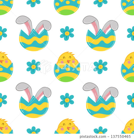 Seamless pattern. Vector illustration perfect for wrapping paper, textile, wallpaper 137550465