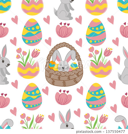 Seamless pattern. Vector illustration perfect for wrapping paper, textile, wallpaper 137550477
