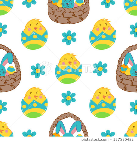 Seamless pattern. Vector illustration perfect for wrapping paper, textile, wallpaper 137550482