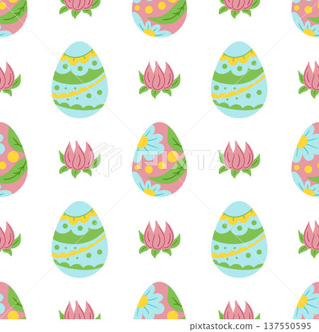 Seamless pattern. Vector illustration perfect for wrapping paper, textile, wallpaper 137550595