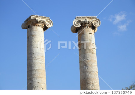 The ruins of the ancient city of Sardes, the capital of the Lydian State, are located in the town of Sart in Salihli district today. The ruins of the ancient city of Sardes, the capital of the Lydian State, are located in the town of Sart in Salihli district today. 137550749