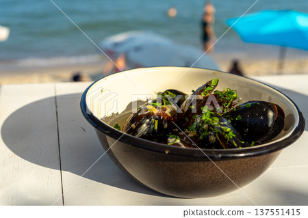 Experience the flavors of the Black Sea at Chernomorka, a seafood restaurant in Mykolaivka, Ukraine, offering fresh local catches in a serene coastal setting. Experience the flavors of the Black Sea at Chernomorka, a seafood restaurant in Mykolaivka, Ukraine, offering fresh local catches in a serene coastal setting. 137551415