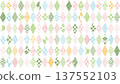 [Spring background material] Colorful Japanese pattern illustrations of traditional motifs 137552103