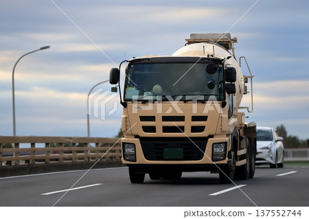 Image of agitator truck (concrete mixer truck) Image of agitator truck (concrete mixer truck) 137552744