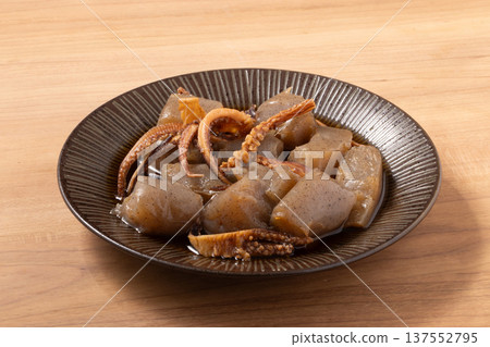 Simmered dish (squid tentacles, konjac) Simmered dish (squid tentacles, konjac) 137552795
