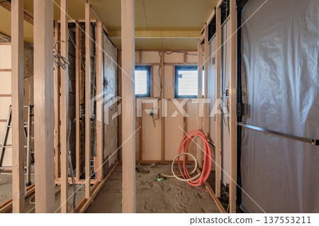 Interior of a house under renovation Interior of a house under renovation 137553211