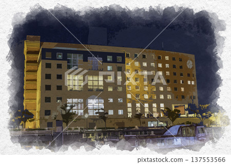 Watercolor-style Mojiko Retro Premier Hotel Mojiko, Kitakyushu City, Fukuoka Prefecture Watercolor-style Mojiko Retro Premier Hotel Mojiko, Kitakyushu City, Fukuoka Prefecture 137553566