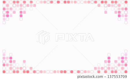Seamless geometric square background on white 137553709