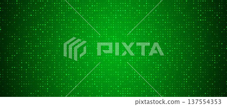 Green glowing square pixel pattern. Dark greenish mosaic texture backdrop. Abstract sparkling technology grid wallpaper. Vector modern business, science, healthcare, medicine, presentation background Green glowing square pixel pattern. Dark greenish mosaic texture backdrop. Abstract sparkling technology grid wallpaper. Vector modern business, science, healthcare, medicine, presentation background 137554353