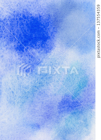 Random watercolor material (blue, light blue) Random watercolor material (blue, light blue) 137554359