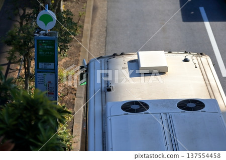 Image of bus routes and bus stops Image of bus routes and bus stops 137554458