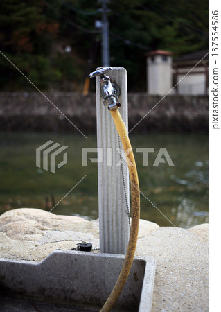 Outdoor water tap for cleaning Outdoor water tap for cleaning 137554586