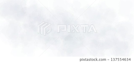 Soft grey watercolor effect background. Silver watercolour gradient texture. Light gray blurred paint splashes wallpaper for birthday or wedding design. Vector smooth pale pearl haze backdrop 137554634