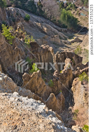 "Awa Earth Pillars" in Awa City, Tokushima Prefecture 137555255