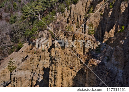 "Awa Earth Pillars" in Awa City, Tokushima Prefecture "Awa Earth Pillars" in Awa City, Tokushima Prefecture 137555261