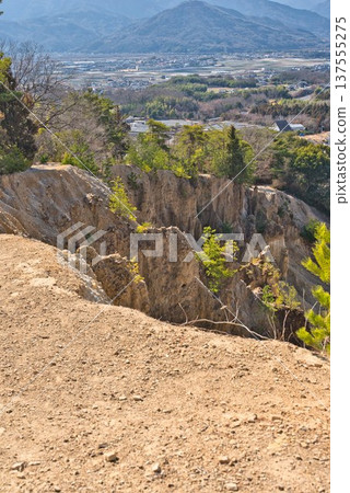 "Awa Earth Pillars" in Awa City, Tokushima Prefecture "Awa Earth Pillars" in Awa City, Tokushima Prefecture 137555275