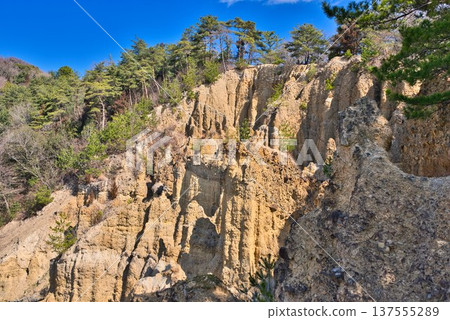"Awa Earth Pillars" in Awa City, Tokushima Prefecture "Awa Earth Pillars" in Awa City, Tokushima Prefecture 137555289