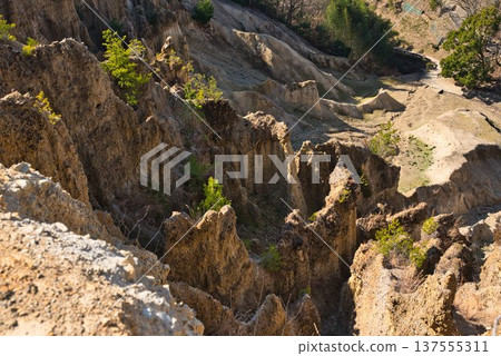 "Awa Earth Pillars" in Awa City, Tokushima Prefecture "Awa Earth Pillars" in Awa City, Tokushima Prefecture 137555311