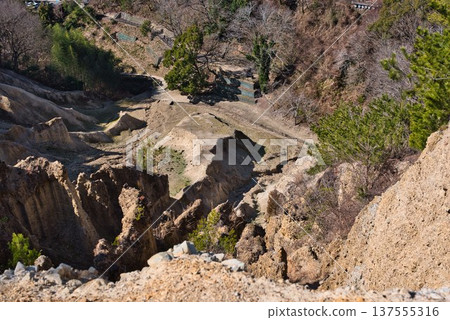 "Awa Earth Pillars" in Awa City, Tokushima Prefecture "Awa Earth Pillars" in Awa City, Tokushima Prefecture 137555316