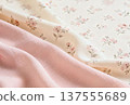Two types of pink fabric 137555689