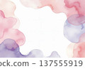 Abstract watercolor frame 137555919
