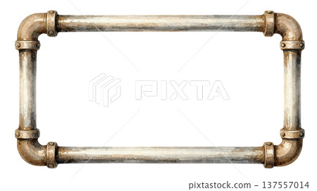 舊式管道框架插圖 137557014
