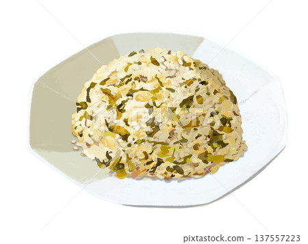 Takana fried rice (octagonal plate) Takana fried rice (octagonal plate) 137557223