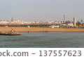 Skyline of Rabat Medina and the Bou Regreg River 137557623
