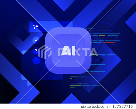 Vibe coding with AI, intuitive software development, conversational code generation, developer productivity tools, creative programming workflow, modern flat infographic design, vector illustration 137557716