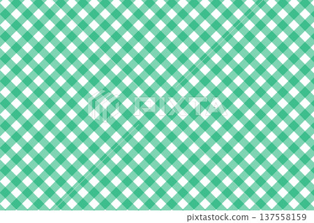 Emerald green gingham background 137558159