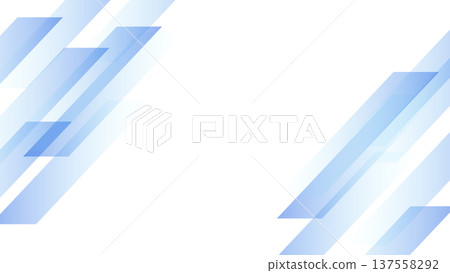 透明背景藍色漸層斜線幾何框架商業科技 16 到 9 137558292