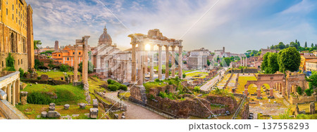 Roman Forum in Rome, Italy 137558293