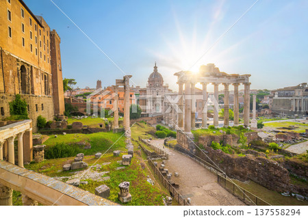 Roman Forum in Rome, Italy Roman Forum in Rome, Italy 137558294
