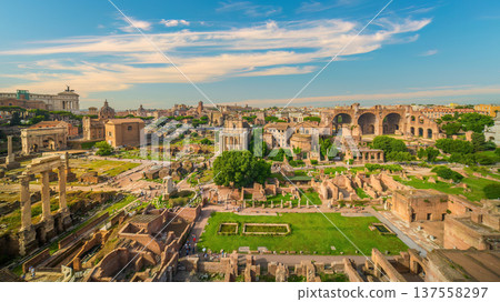 Roman Forum in Rome, Italy 137558297