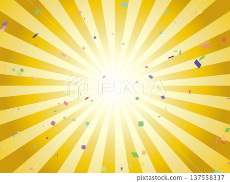 Concentrated lines, manga, American comics, background, confetti, vector, event, illustration, radiation, party 137558337