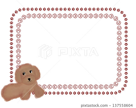 Stylish dog frame Stylish dog frame 137558604