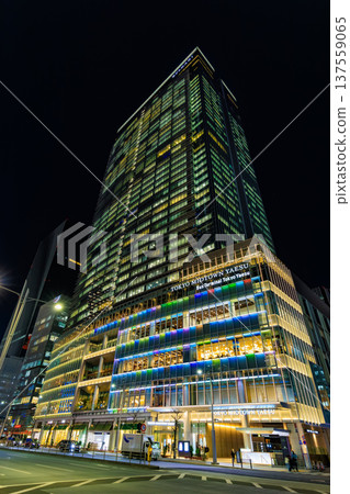 Tokyo Chuo Ward Yaesu Night view of Tokyo Midtown Yaesu 137559065