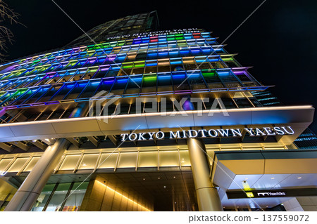 Tokyo Chuo Ward Yaesu Night view of Tokyo Midtown Yaesu Tokyo Chuo Ward Yaesu Night view of Tokyo Midtown Yaesu 137559072