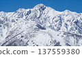 Snow-capped Mount Goryu in the Northern Alps 137559380