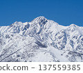 Snow-capped Mount Goryu in the Northern Alps 137559385