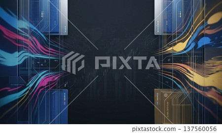 Rhythmic pop culture background Rhythmic pop culture background 137560056