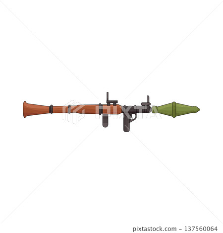 Illustration of rocket launcher Illustration of rocket launcher 137560064